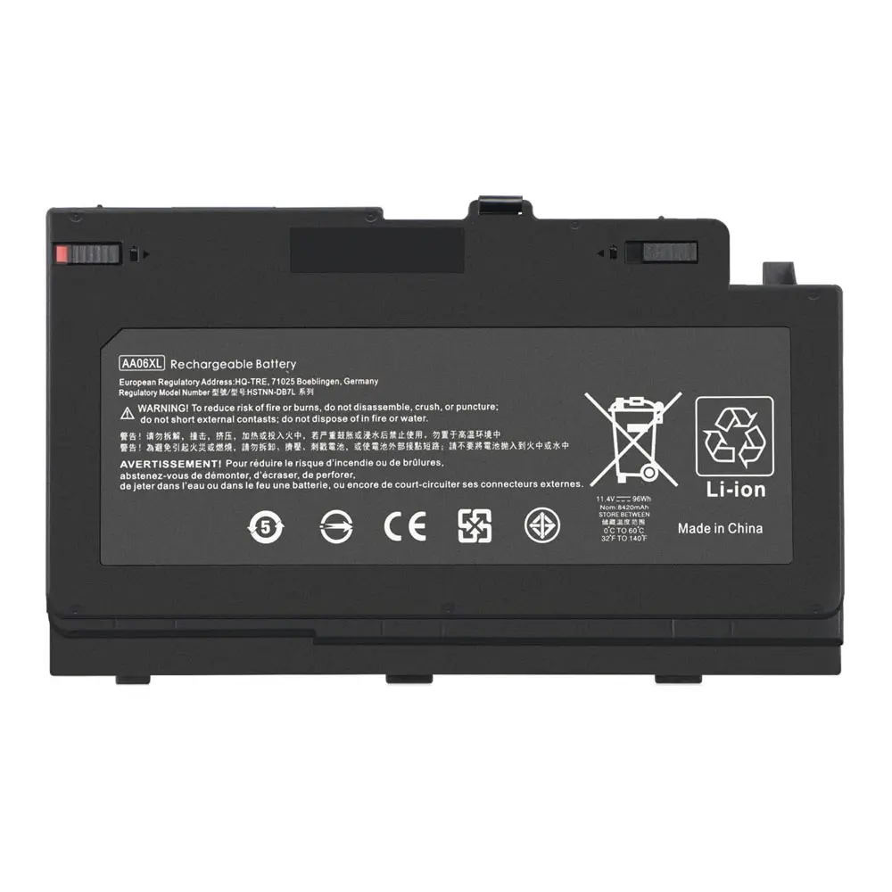 AA06XL Generic Laptop battery for HP ZBook 17 G4 Mobile Workstation 17.3" Inch Series HSTNN-DB7L AA06096XL 852711-850 852527-241