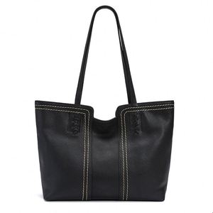 Phụ nữ mua sắm giản dị Vai Túi mới chính hãng da tote túi Chất lượng cao da bò công suất lớn của phụ nữ Túi - Product Image 2