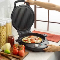 Mini machine à pizza électrique multifonction automatique de qualité grillée de 12 pouces à usage personnel à la maison, crêpe antiadhésive fabriquée en Chine