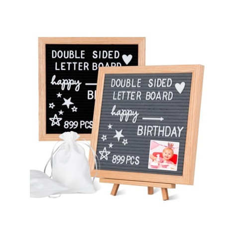 Korean Style Metal Letter Message Board Photo Frame