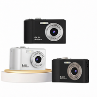 Appareil photo numérique 2,7K 48MP avec autofocus, idéal pour le vlogging, capteur CMOS, anti-tremblement, zoom 16x, flash, batterie rechargeable pour photos et vidéos
