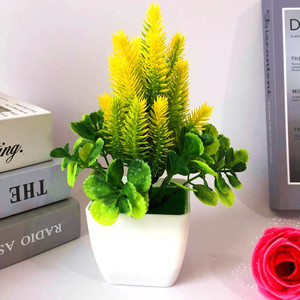 Plante artificielle en pot Qi Xing 12x20 cm, hydrangea en plastique, verdure, décoration intérieure - Product Image 5