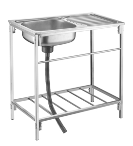 Laundry Outdoor Portable Stainless Steel Garden Park <strong>Camping</strong> Easy to Clean <strong>Sink</strong> Freestanding Commercial Wash Farm Kitchen <strong>Sink</strong> - Product Image 5