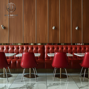 Conjunto de Muebles para Cafetería, Restaurante o Comercio: Sofá, Sillas y Mesa de Mármol para Comedor - Product Image 3