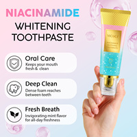 YECUCE Dentifrice Blanchissant Personnalisé au Logo, Fabricant de Dentifrice à la Niacinamide Sans Fluorure, Soin Buccal Doux pour un Blanchiment Efficace et une Haleine Fraîche