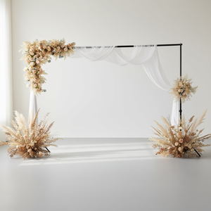 Kit de support de fond photo réglable de 1,8 m (6 pieds) avec 4 barres transversales robustes pour studio vidéo et mariage - Product Image 2