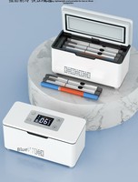Mini-réfrigérateur portable pour insuline, glacière de voyage, congélateur à compresseur rechargeable par USB, boîte isotherme pour médicaments à température constante
