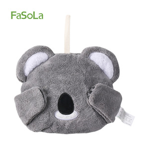 FaSoLa Cartoon Hand Towel Pink Rabbit Thickened Soft Absorbent Quick Dry For Home Kitchen Bathroom - Product Image 2