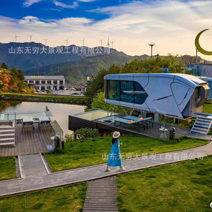 Cápsula Espacial Móvil para Acampar al Aire Libre, Arquitectura Paisajística Integrada, Lugar Escénico, Alojamiento Vacacional Popular en Internet - Product Image 3