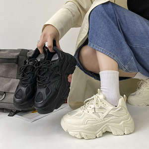 Zapatos de Plataforma para Mujer, Estilo Daddy Shoes, Primavera-Otoño 2026, con Plataforma, Blancos, Casuales, Deportivos - Product Image 5