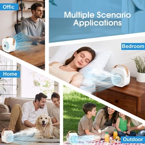 Portable Water <b>Cooling</b> Fan Mini Air Cooler USB Rechargeable Personal Space Fan for Home Office Outdoor - Product Image 6