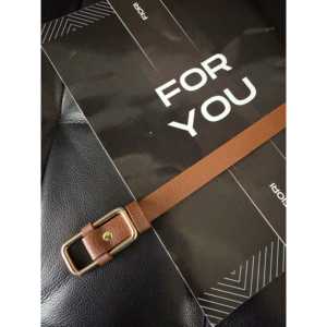 Cinturón para Mujer con Hebilla Rectangular de Aleación, Estilo Casual, Cinturón de Tela - Product Image 1