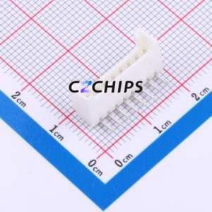 ZX-HY2.0-8PWZ Wire-to-Board Pin Header Bent Lead Through Hole,P=2mm Connector 1x8P 2mm Right Angle Insert HY - Product Image 1