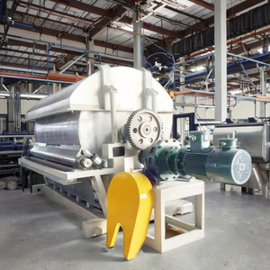 Chuyên nghiệp công nghiệp tự động Máy sấy bé thực phẩm tinh bột hoạt động khô Men-quay trống scraper Máy sấy đôi trống sản xuất bột - Product Image 1