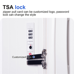 工場卸売ワイドハンドルPC荷物ハードシェルジッパースピナーホイールトラベルスーツケースTSAロック付き - Product Image 5