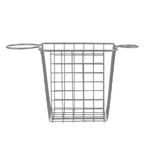 Organizador de baño montado en la pared de metal-Secador de pelo sin taladro y estante para toallas, para ahorrar espacio estante de almacenamiento (a prueba de herrumbre) - Product Image 1