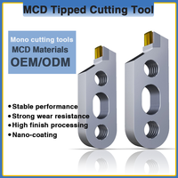 MCD Outil de coupe à pointe Matériau Gravure Outils diamantés Couteau diamanté Posalux pour machines à facettes diamantées