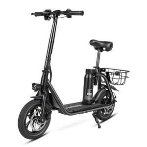 Pequeño y portátil SAMEBIKE 250W 350W Motor Plegable Barra de mano Scooter eléctrico E-scooter con cesta de asiento - Product Image 3
