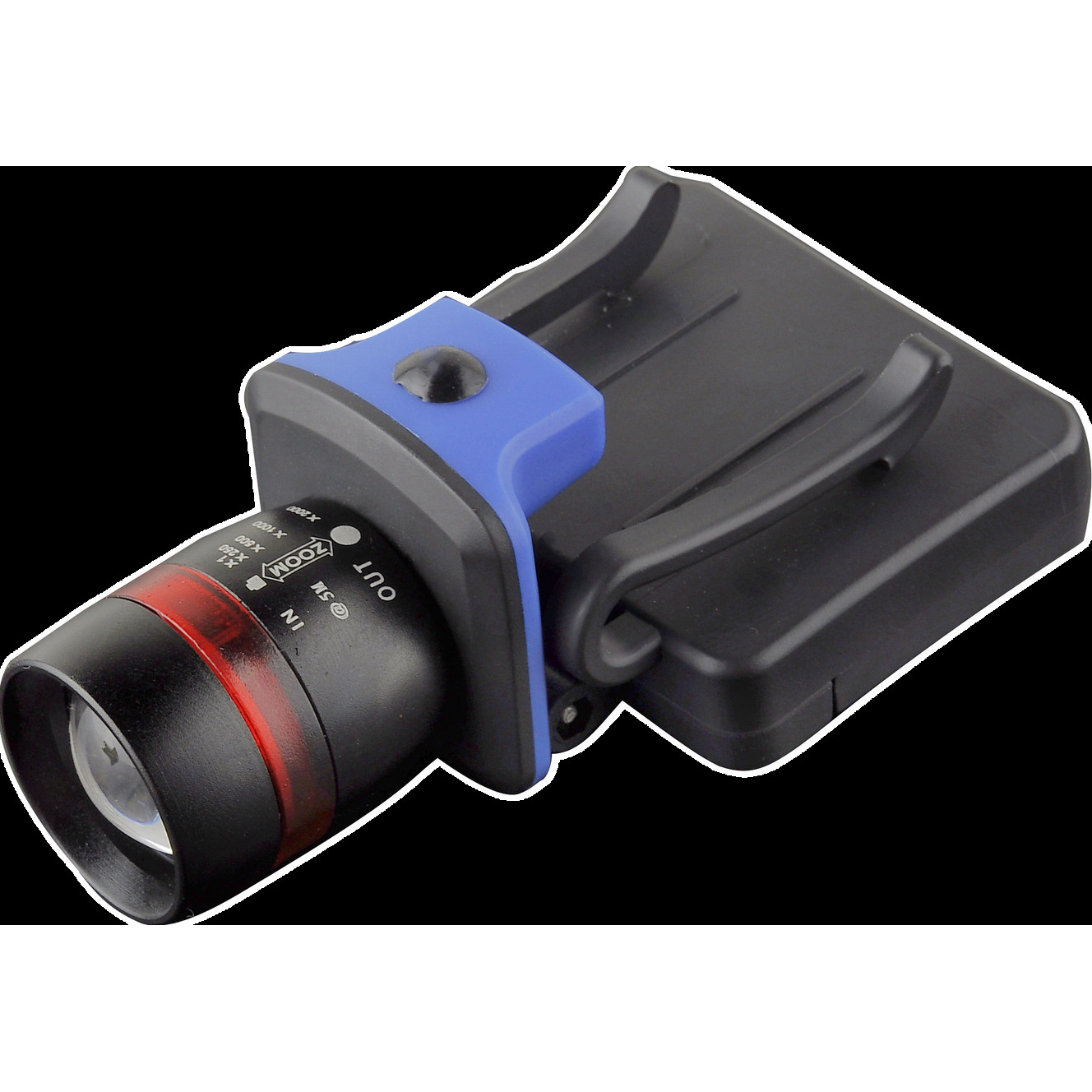 Lampe à pince pour casquette M1800, alimentée par batterie