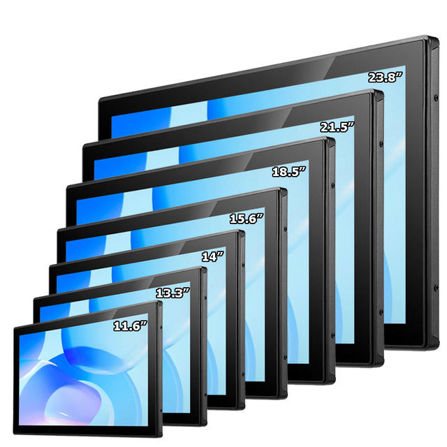 Waterproof PCAP Industrial Touch Screen Monitor 11.6 23.8 Inch 1920*1080 Resolution for 13.3 14 15.6 18.5 21.5 23.8 Inch Devices