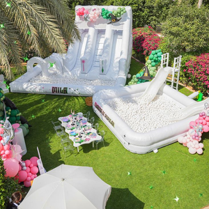 <span class=keywords><strong>Piscina</strong></span> de Pelotas Inflable y Brincolín Translúcido Personalizado para Fiestas de Cumpleaños y Bodas para Niños - Product Image 1