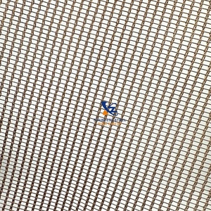 Bán Hot Antique Brass mạ đục lỗ trang trí dây kim loại lưới thép không gỉ Vật liệu hàn cho kính cán - Product Image 2