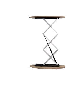 Stand d'exposition de forme ovale avec éclairage LED, tissu tendu, affichage publicitaire, affichage rétractable automatique, <span class=keywords><strong>comptoir</strong></span> de table - Product Image 1