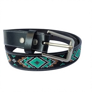 Ceinture carrée confortable en cuir de vachette avec boucle en acier, style vintage, écologique, durable, imperméable, longueur personnalisable, pour hommes, femmes et enfants, idéale pour les fêtes - Product Image 4