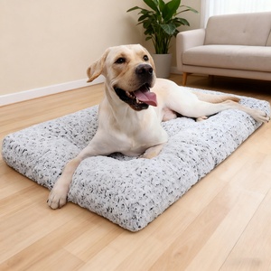 Rose Velvet Large <b>Dog</b> Mat <b>Soft</b> Chew-Resistant Autumn and Winter Pet Mat Suitable for All Seasons Cat <b>Dog</b> <b>Bed</b> - Product Image 1