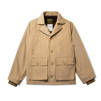 Veste d'aviateur vintage réversible imperméable de haute qualité pour homme, durable, écologique, décontractée et élégante, en toile, pour l'hiver