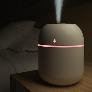 220Ml Usb Koele Mistsproeier Met Nachtlampje Voor Slaapkamer Huis Auto Geurstof Diffuse Luchtbevochtiger