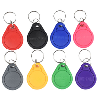 Porte-clés NFC personnalisable et réinscriptible EM4305, étiquette 215 213, 13,56 MHz, RFID sans contact, ABS PPS, mini porte-clés, carte de visite