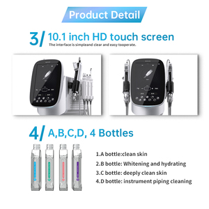 Appareil de beauté multifonctionnel 9 en 1 pour le visage, hydradermabrasion, hydratation de la peau et lifting du visage - Product Image 6