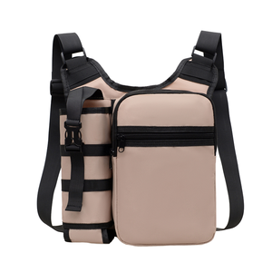 Large Capacity Fashion Shoulder Sling <b>Backpack</b> Men Crossbody Bag with Water Bottle Pocket Summer Spring - Product Image 2