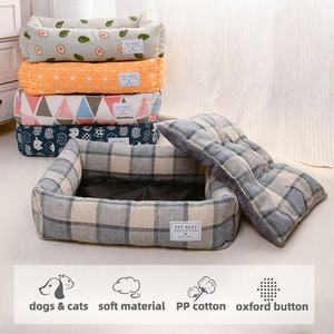 ที่นอนสุนัขทรงสี่เหลี่ยม หลายขนาด นุ่มสบาย ปลอดภัย ซักเครื่องได้ - Product Image 2