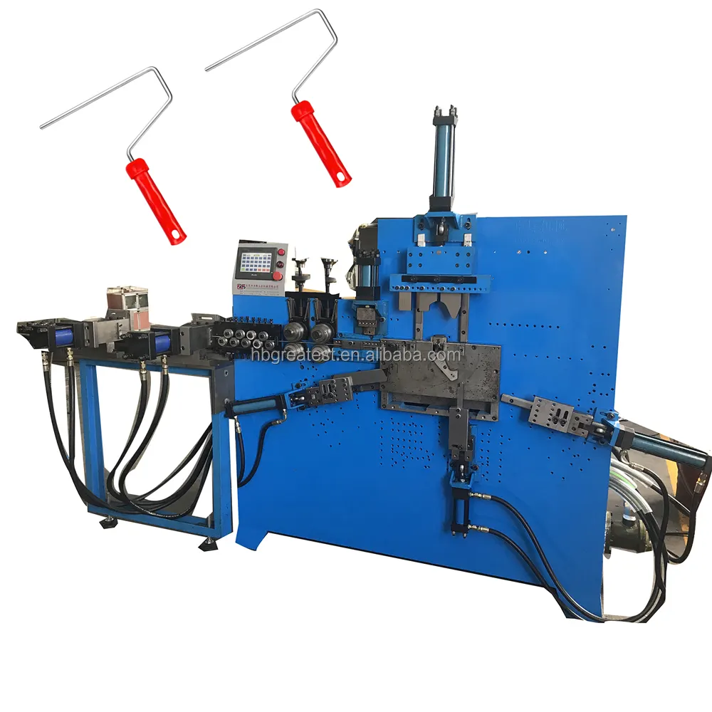 Máquina de moldagem de fio CNC de alto desempenho Máquina de dobra de fio Máquina de fazer rolo de pintura