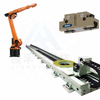 Bras robotisé 6 axes industriel KUKA KR 240 R3330 KRC5 Robot Grippe et piste linéaire palettisation équipement de manutention