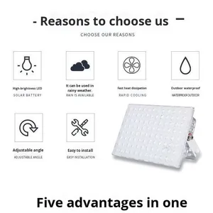 Reflector LED para exteriores, luz <span class=keywords><strong>de</strong></span> <span class=keywords><strong>calle</strong></span> impermeable, reflector para patio, taller <span class=keywords><strong>de</strong></span> fábrica, cuerpo <span class=keywords><strong>de</strong></span> aluminio IP66 para carretera - Product Image 4