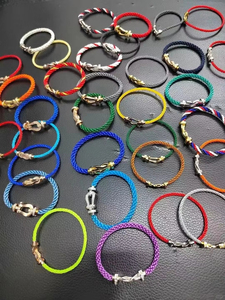 Pulsera de Cuerda con Corazón de Acero Inoxidable y Circonita, de Lujo, Venta Directa de Fábrica, Unisex, Regalo, Venta al Por Mayor - Product Image 4