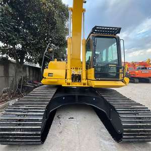 Excavatrice sur chenilles KOMATSU d'occasion PC210lc, poids opérationnel de 21 tonnes, matériel de construction, équipement lourd, moteur, boîte de vitesses, vente chaude - Product Image 6