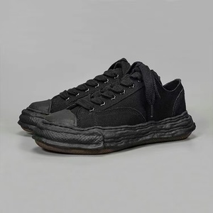 <span class=keywords><strong>Scarpe</strong></span> da <span class=keywords><strong>Uomo</strong></span> Mmy Low Canvas <span class=keywords><strong>Nere</strong></span>, Calzature Casual Maison MIHARA YASUHIRO - Product Image 4