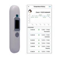 Microchip RFID para Mascotas, Perros y Gatos, Escáner de Temperatura FDX-B FDX-A 134.2kHz, Lector de Identificación y Rastreo de Animales