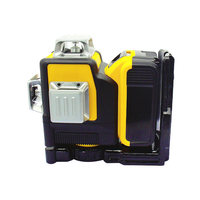 Niveau laser industriel 21V à batterie grande capacité, 12 lignes, lumière verte, ultra-longue durée de vie, haute précision 3D, pour extérieur, direct usine