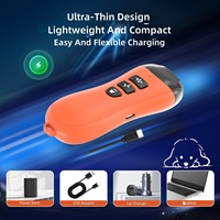 Nouvel appareil portable transfrontalier d'entraînement pour chiens en plastique, à ultrasons, à fréquence variable, rechargeable par USB, pour le contrôle des aboiements