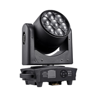 Mini 7x40W Zoom Moving Head Wash Light RGBW 4-in-1 LED 2800-8500K CTO Wash Beam Zoom RGBW Vollfarb-Steuerung DMX512 17/21/21/29CH