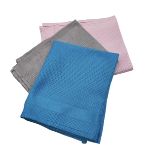 ผ้าเช็ดจานวาฟเฟิลสำหรับห้องครัวผ้าไมโครไฟเบอร์ดูดซับได้ดีผ้าเช็ดทำความสะอาดรถยนต์ - Product Image 4