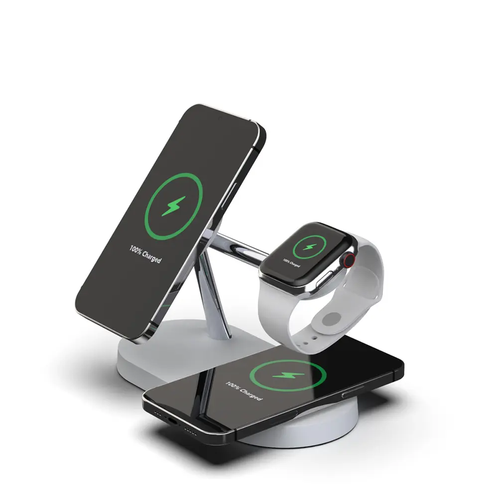 New Ideas 2023 Innovative Product Gift 3 in 1 magnetic wireless charger for iWatch for AirPods Pro for iPhone 14 13