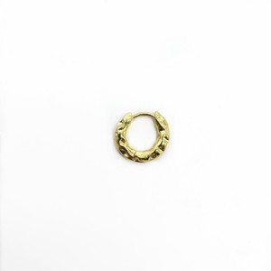 <b>Huggie</b> Earrings Geometric Textured Zinc Alloy Gold And <b>Silver</b> Small Delicate Fashion Hoop Earings - Product Image 5
