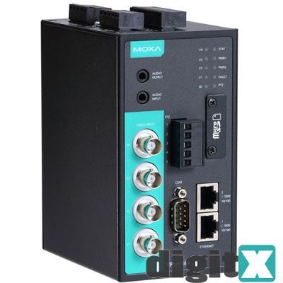 V Port 464 T Industrial Video Encoder 4 Channel Ethernet Module Poe Ip Camera Support Model 110251 Taiwan New Original