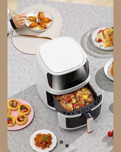 Fournisseur direct d'usine, <span class=keywords><strong>friteuse</strong></span> à air intelligente portable pour la maison et l'hôtel, grande capacité, visible, sans fumée - Product Image 4